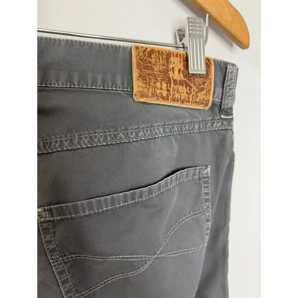 Brunello Cucinelli Men's Dyed Taupe Slim-Straight Leg Five-Pocket Pants Sz 50- M